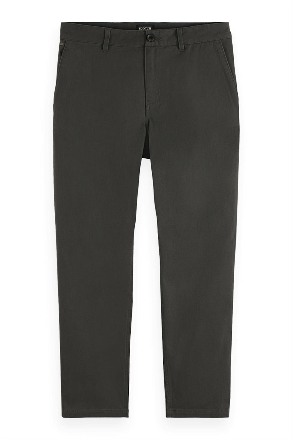 Scotch & Soda - Donkergrijze The Drift chino