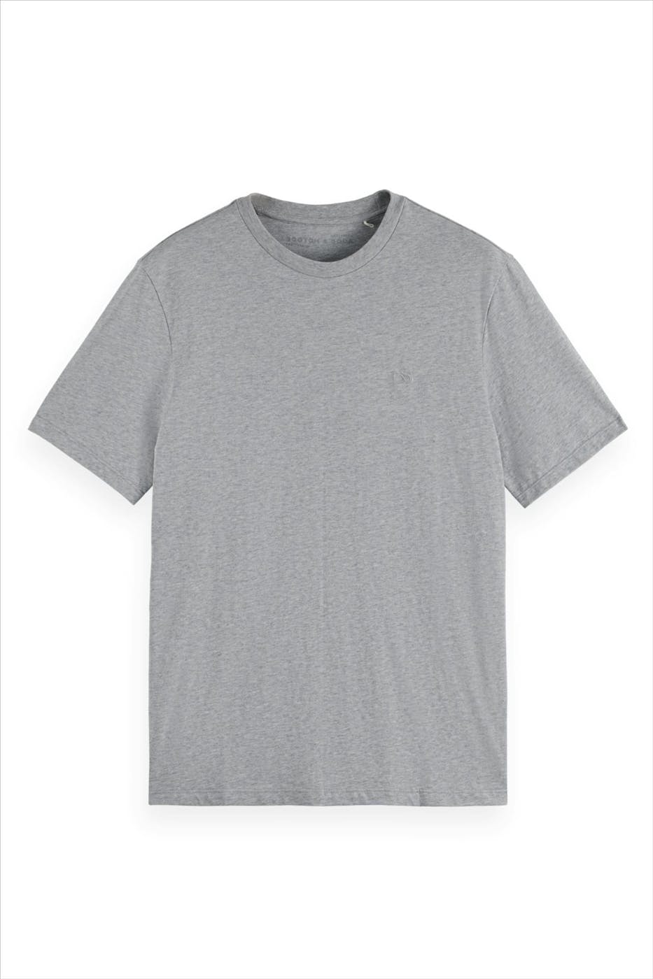Scotch & Soda - Grijze Essential Logo T-shirt
