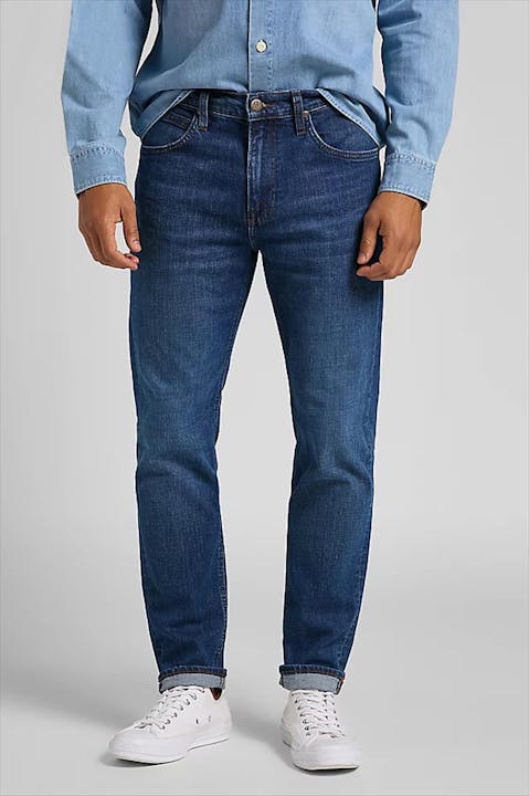 Lee - Donkerblauwe Austin Regular Tapered jeans