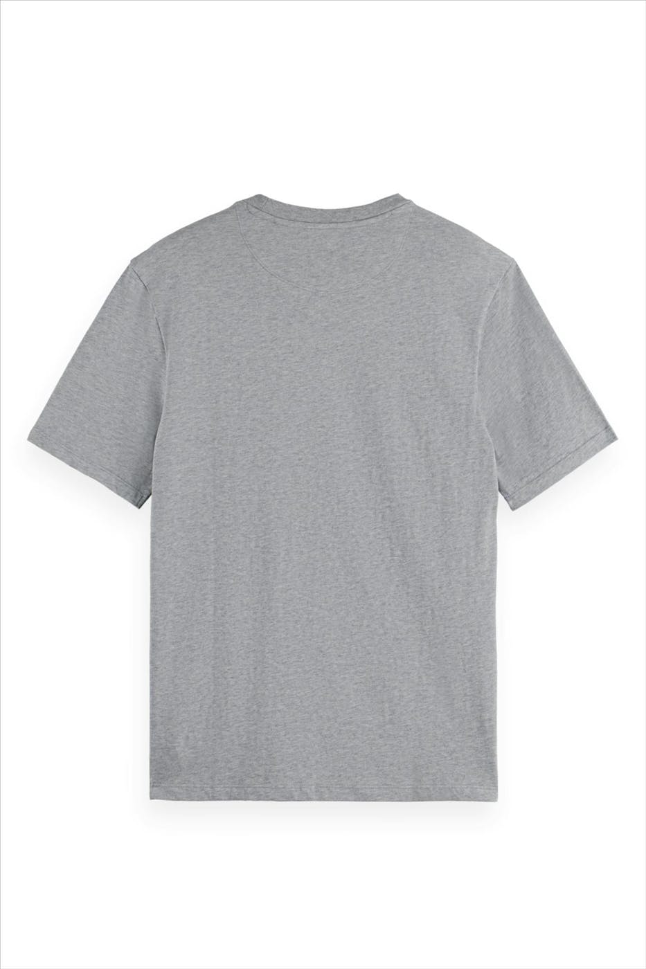Scotch & Soda - Grijze Essential Logo T-shirt