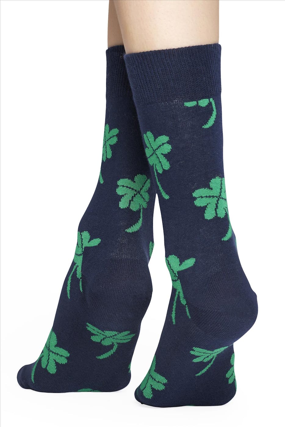 Happy Socks - Donkerblauwe Big Luck sokken, maat: 41-46