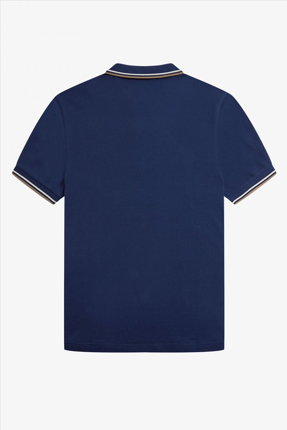 Fred Perry - Blauwe Twin Tipped polo