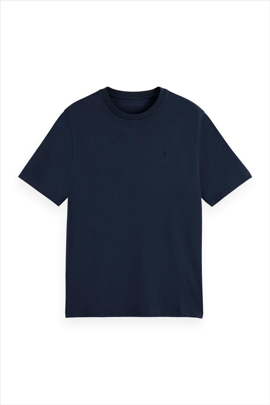 Scotch & Soda - Donkerblauwe Essential Logo T-shirt