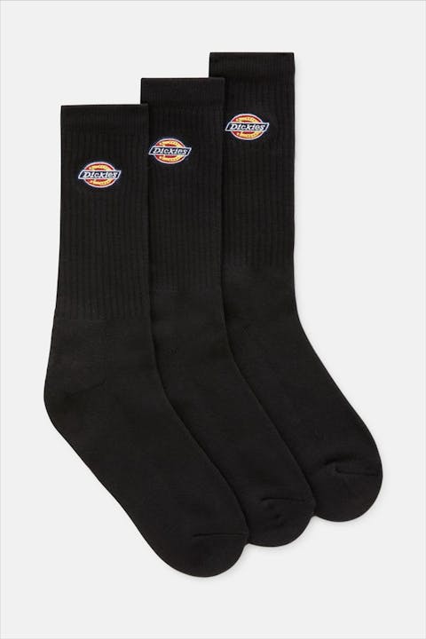 Dickies - Zwarte Valley Grove 3-pack sokken