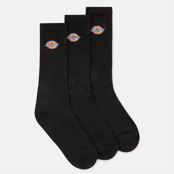 Dickies - Zwarte Valley Grove 3-pack sokken