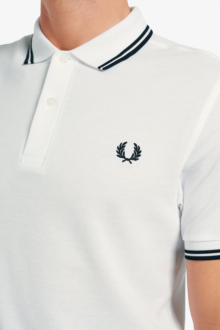 Fred Perry - Witte Twin Tipped polo