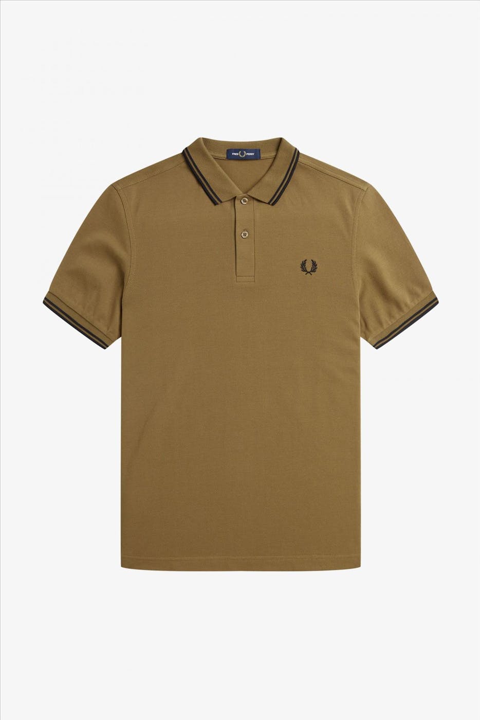 Fred Perry - Bruine Twin Tipped Polo