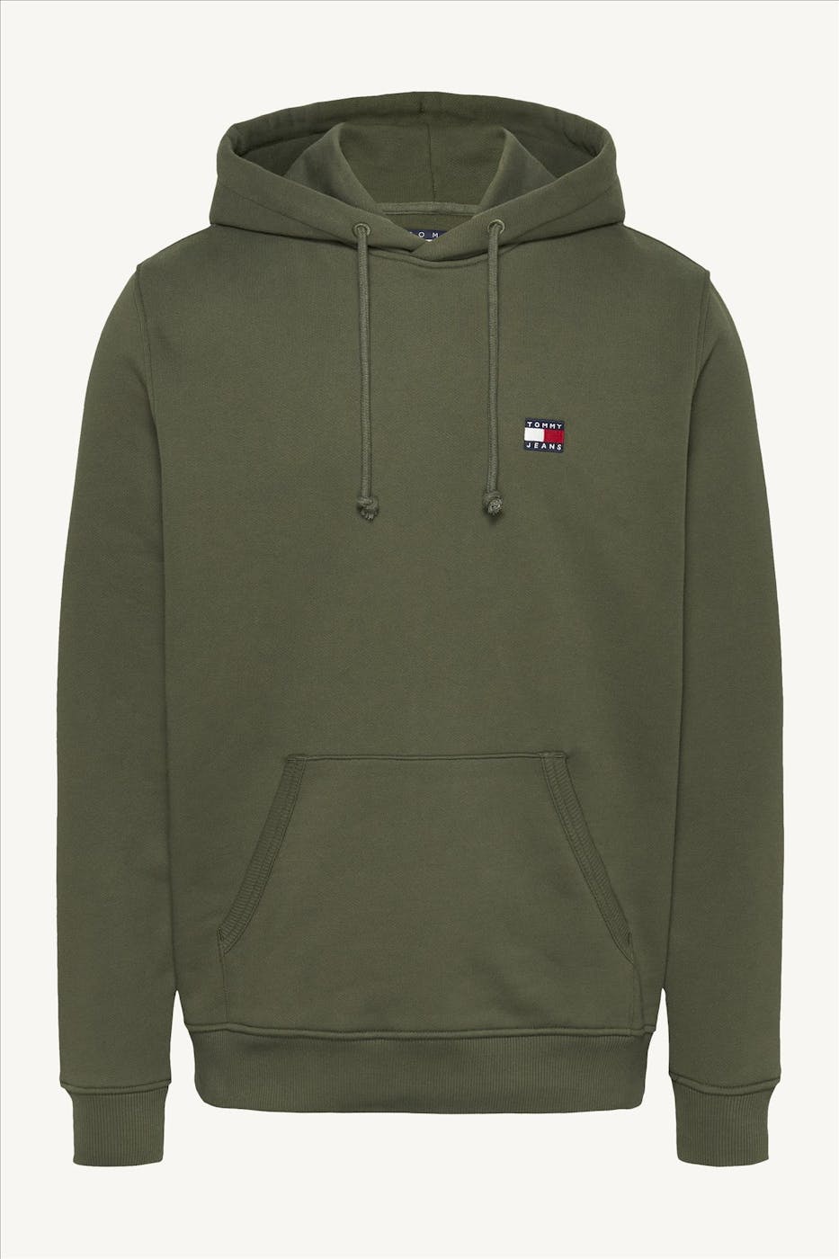 Tommy Jeans - Kaki Badge hoodie