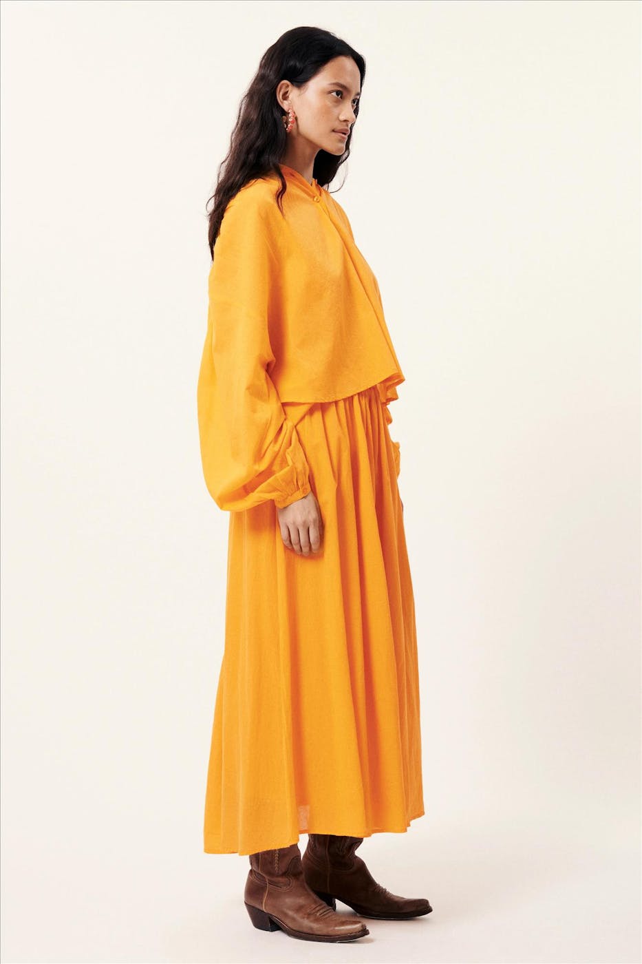FRNCH - Oranje Effie blouse
