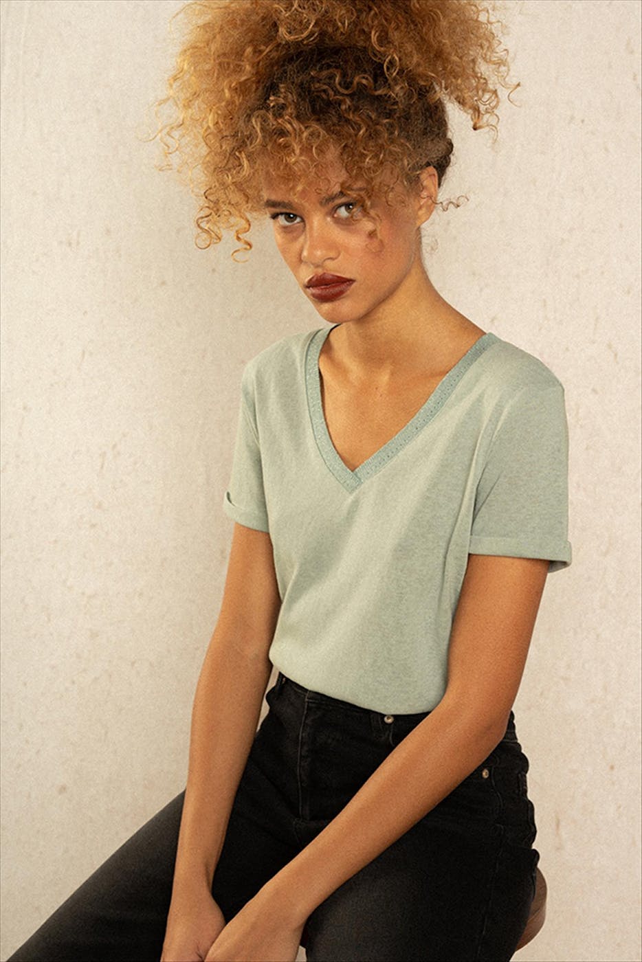 Grace & Mila - Groene Isidore T-shirt