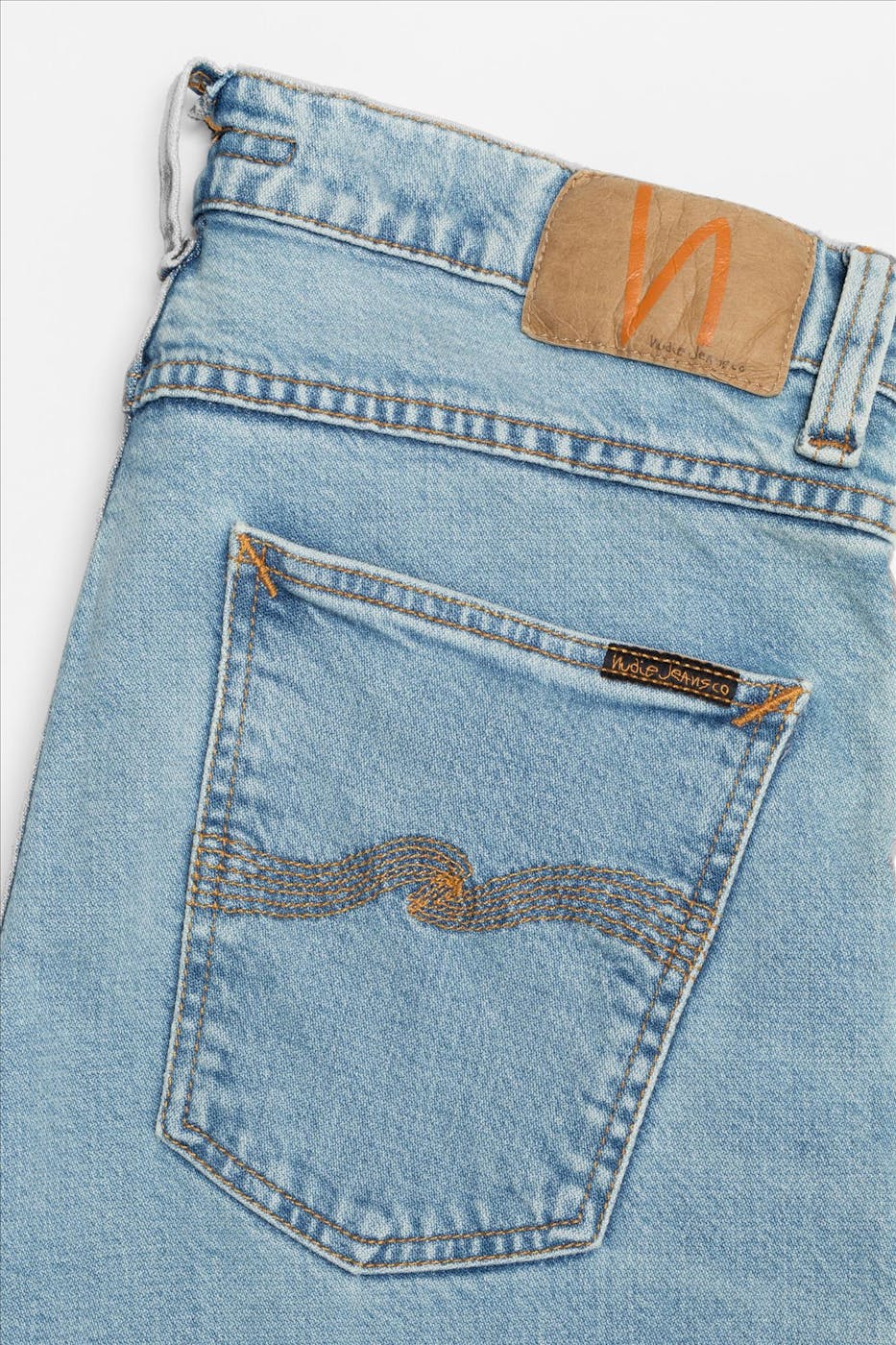 Nudie Jeans Co. - Lichtblauwe Lean Dean slim jeans