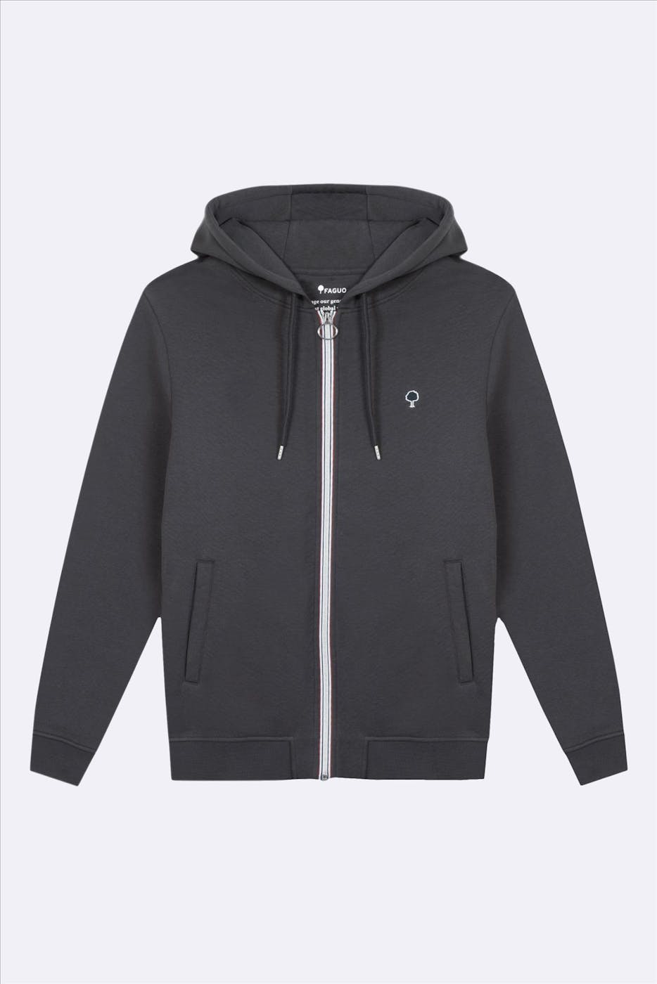 Faguo - Donkergrijze Mesnil hoodie