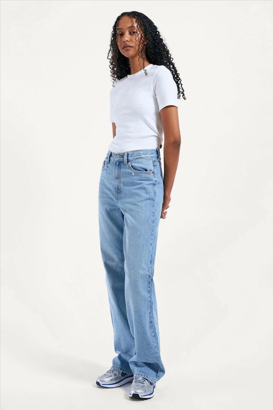 Dr. Denim - Blauwe Echo straight/wide jeans