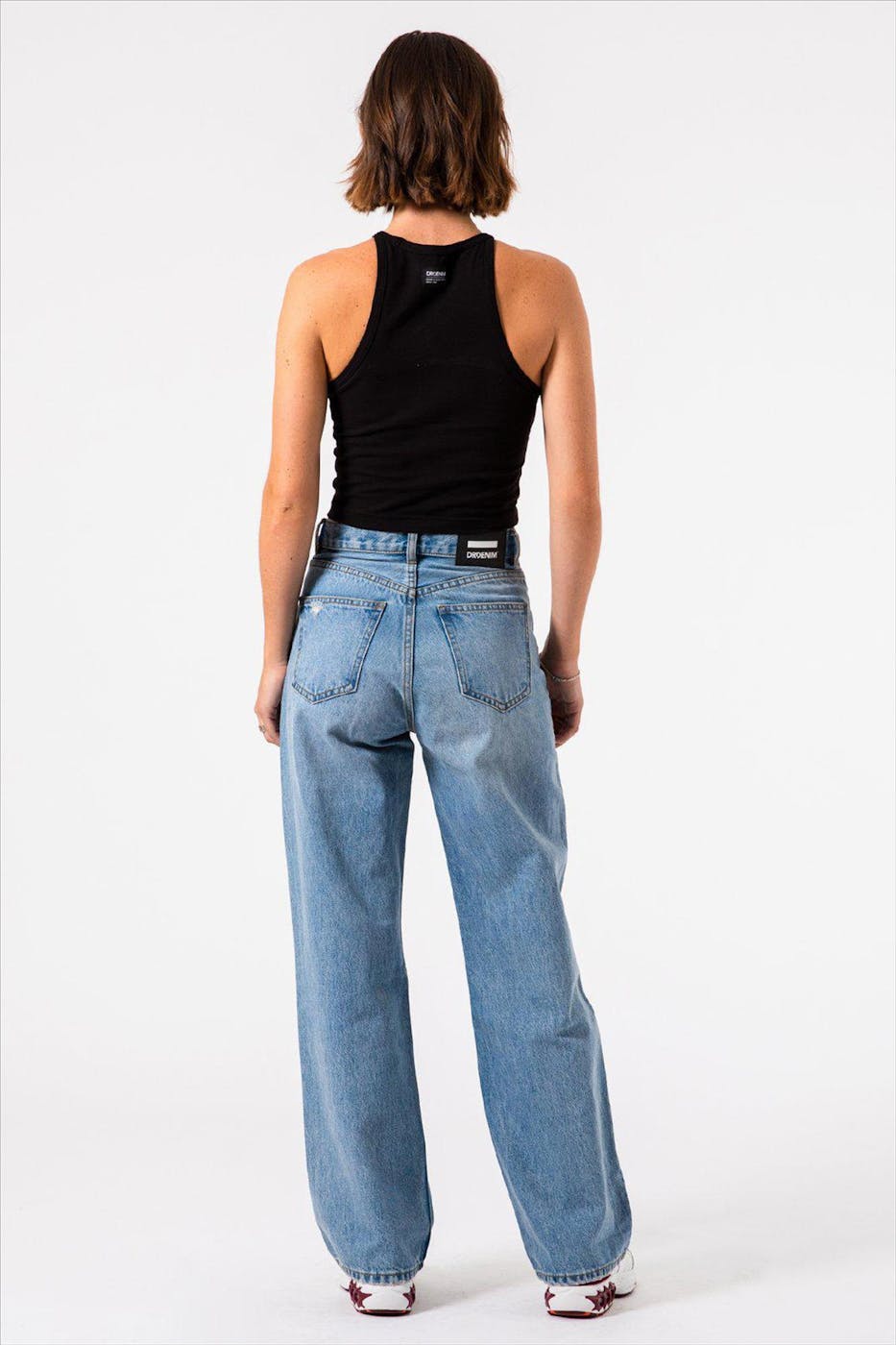 Dr. Denim - Lichtblauwe Echo straight/wide jeans