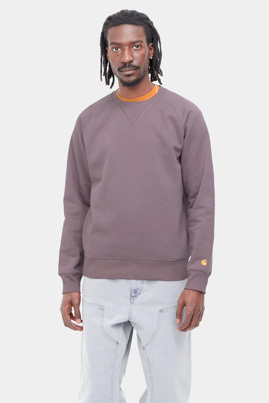 Carhartt WIP - Paarse Chase sweater