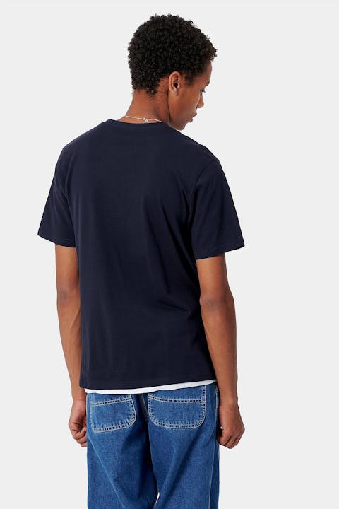 Carhartt WIP - Donkerblauwe Pocket T-shirt