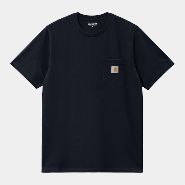 Carhartt WIP - Donkerblauwe Pocket T-shirt
