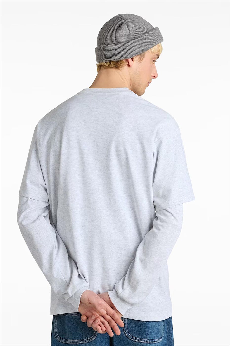 Vans - Grijze Left Chest Logo T-shirt