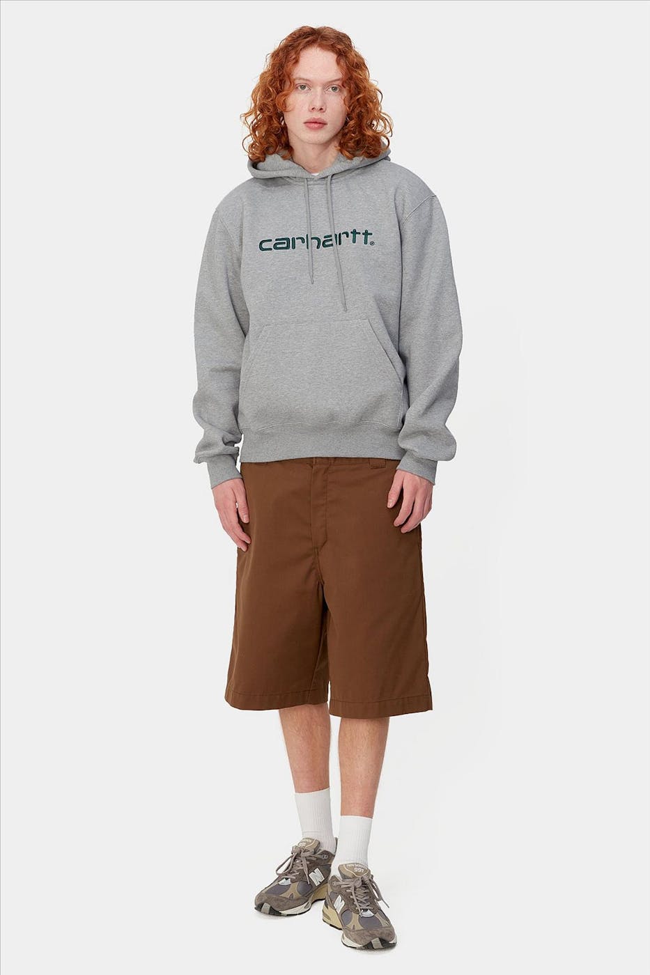 Carhartt WIP - Grijze Carhartt hoodie