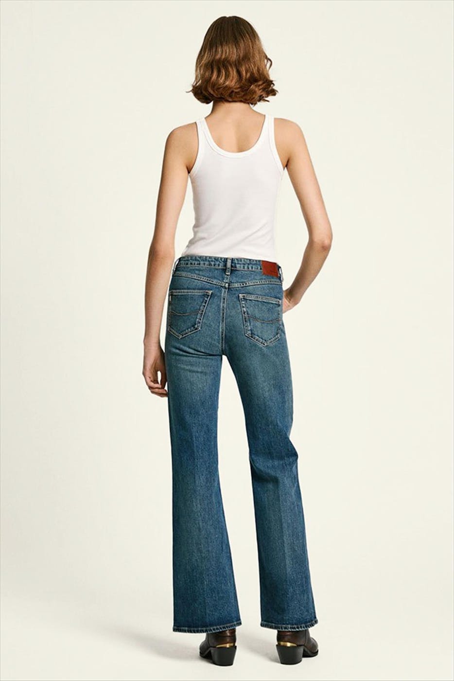 Pepe Jeans London - Donkerblauwe Flare jeans