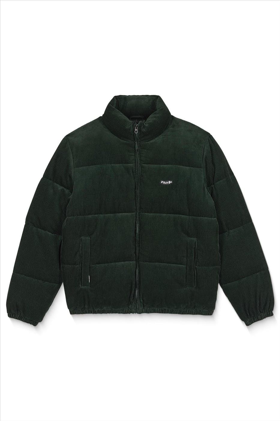 Volcom - Donkergroene Walltz Cord jas