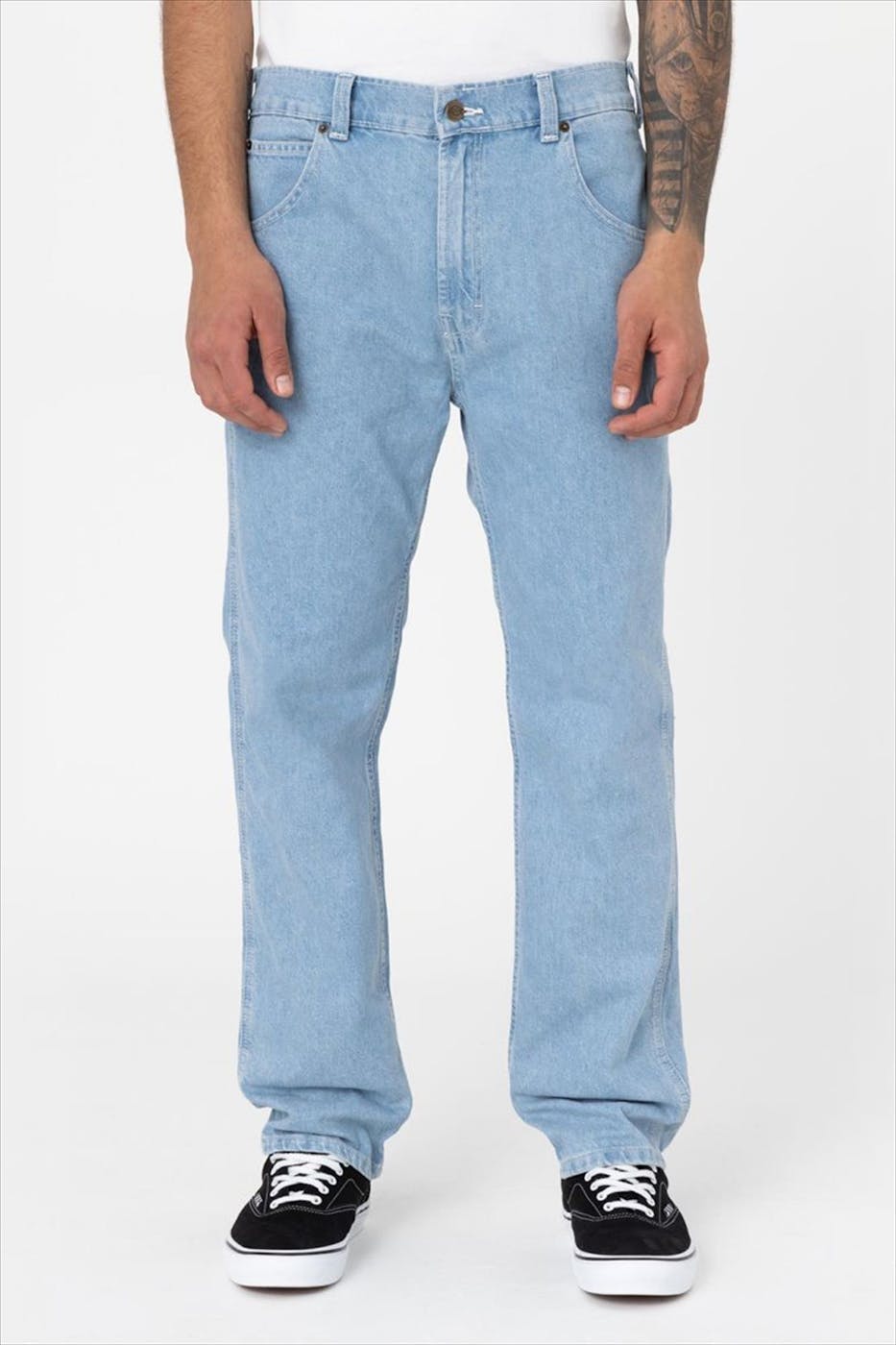 Dickies - Lichtblauwe 90's Houston jeansbroek