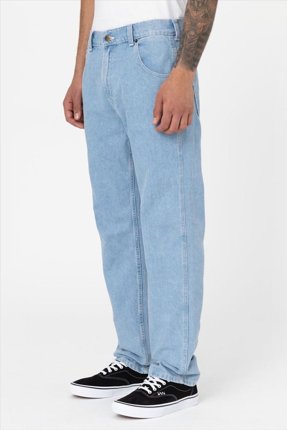 Dickies - Lichtblauwe 90's Houston jeansbroek