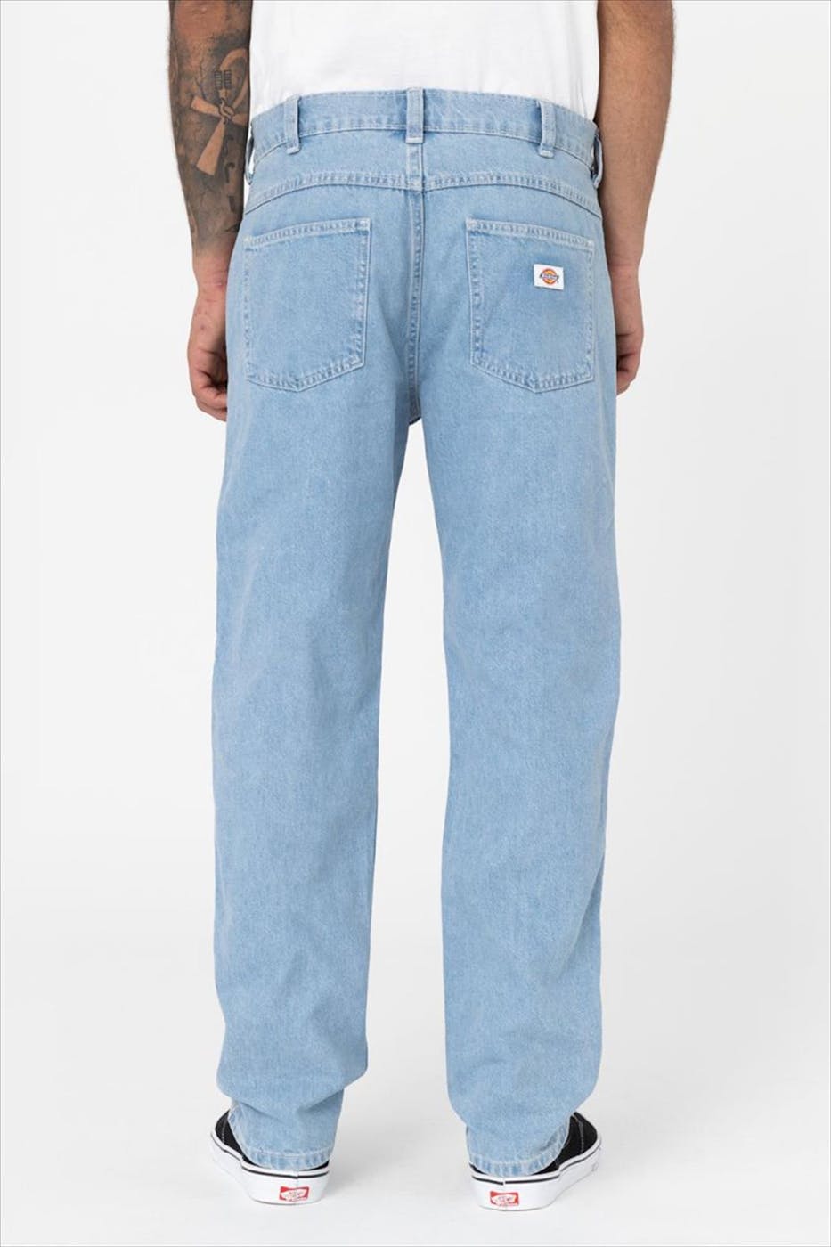 Dickies - Lichtblauwe 90's Houston jeansbroek