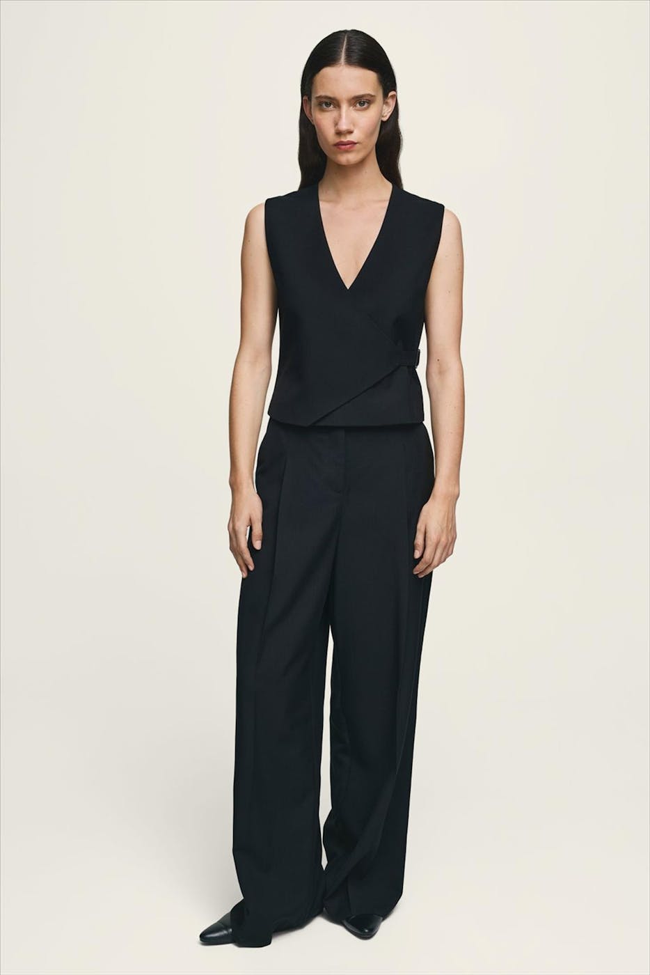 MSCH COPENHAGEN - Zwarte Machella waistcoat