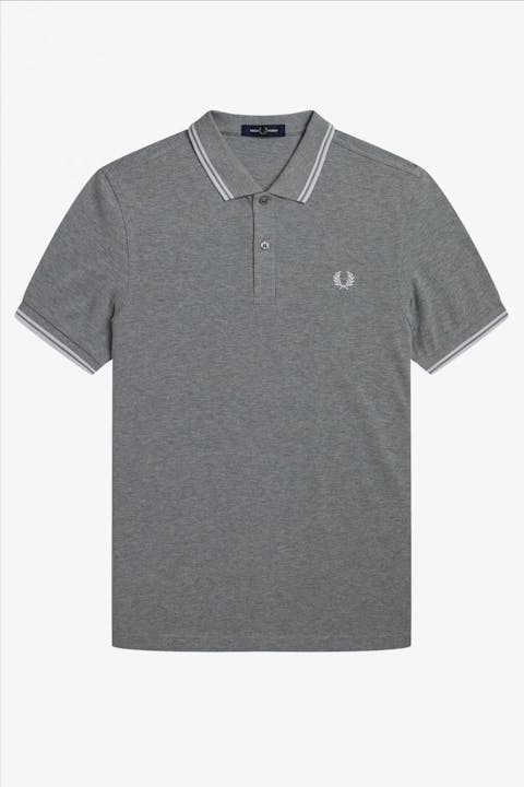 Fred Perry - Grijze Twin Tipped polo