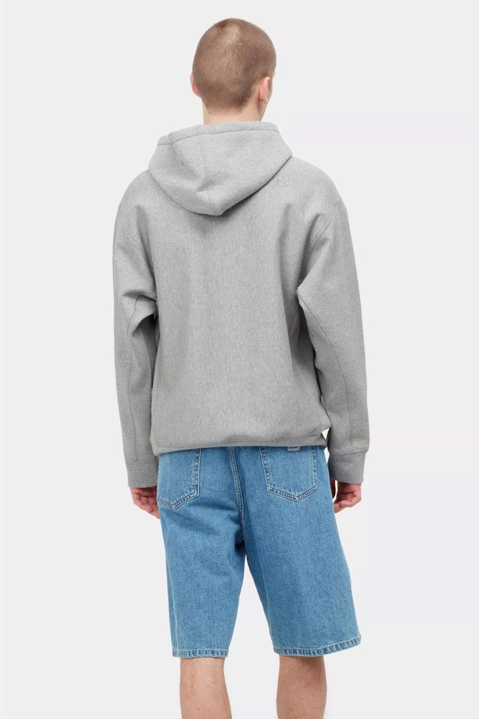 Carhartt WIP - Grijze American Script hoodie