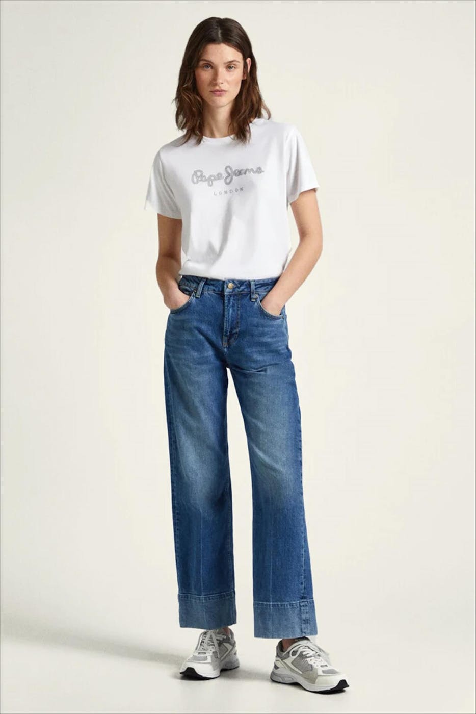 Pepe Jeans London - Blauwe Loose jeans