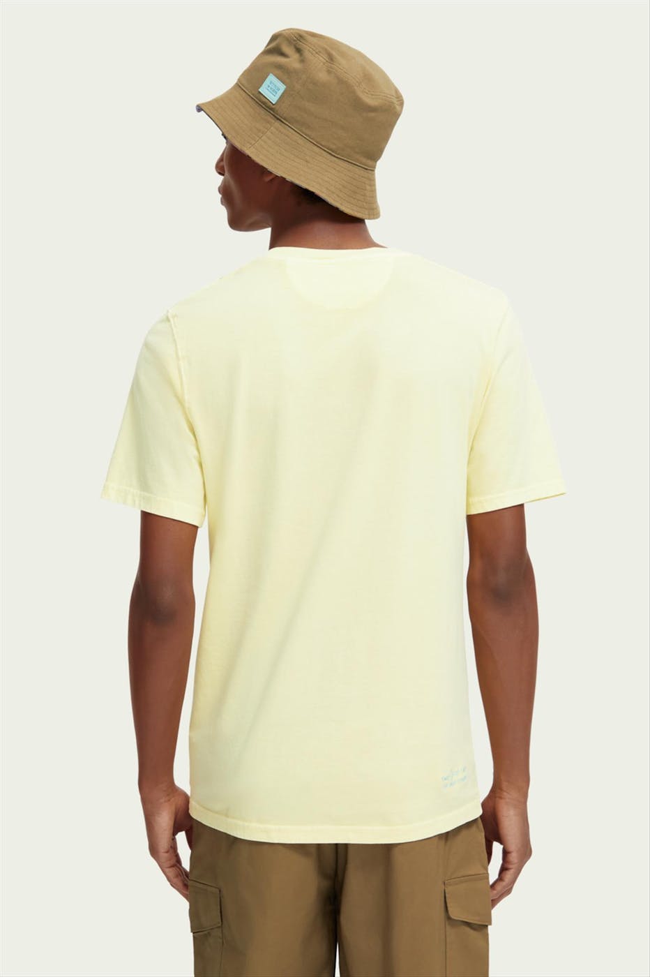 Scotch & Soda - Gele Daffodil Icon T-shirt