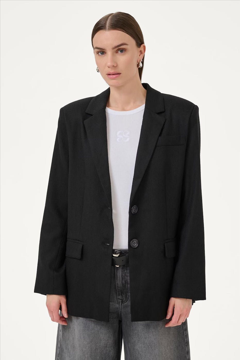 My Essential Wardrobe - Zwarte Emmy blazer