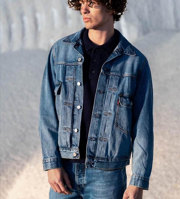 Levi's - Lichtblauwe Trucker jeansjas