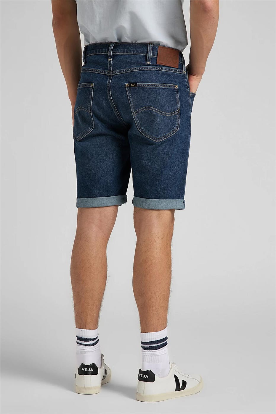 Lee - Blauwe denim 5 Pocket Short