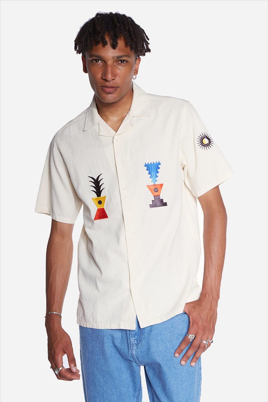 OLOW - Ecru Aloha Atoum hemd