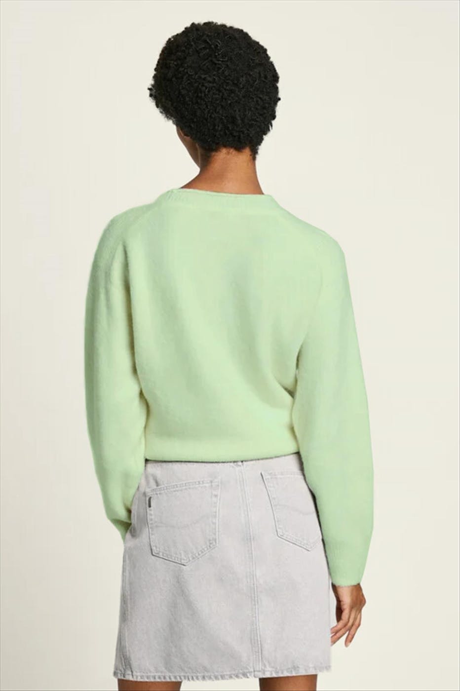 Pepe Jeans London - Lichtgroene Irma trui