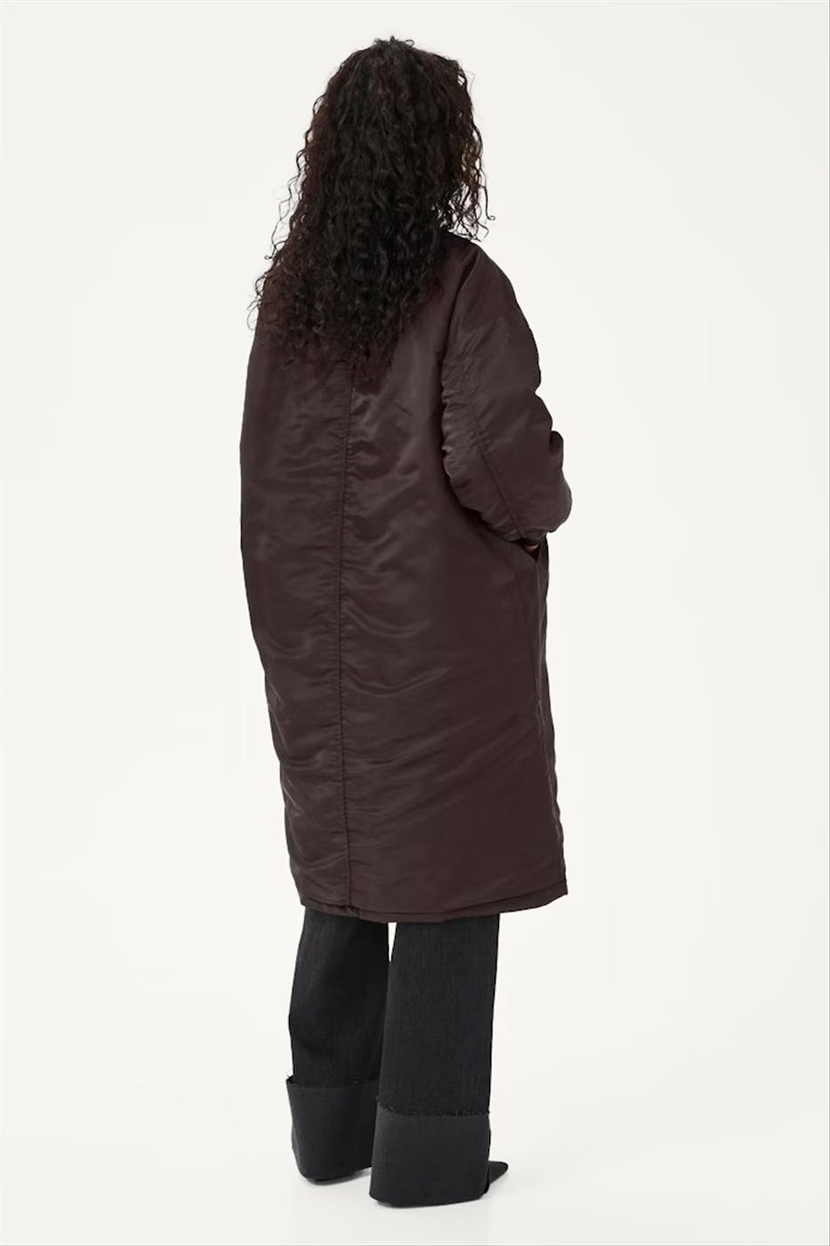 My Essential Wardrobe - Donkerbruine Helga jas