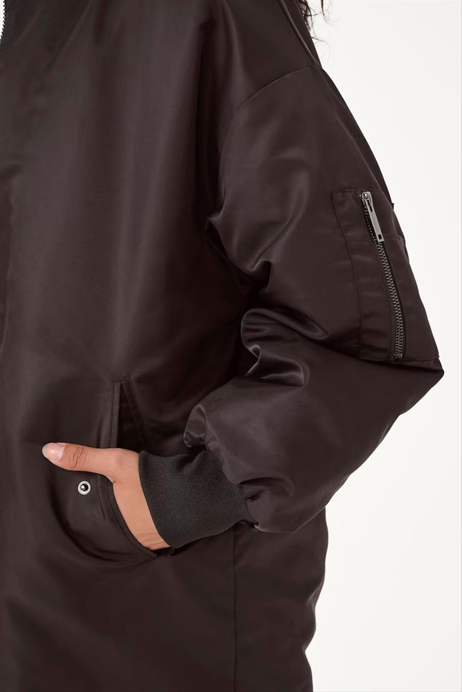 My Essential Wardrobe - Donkerbruine Helga jas