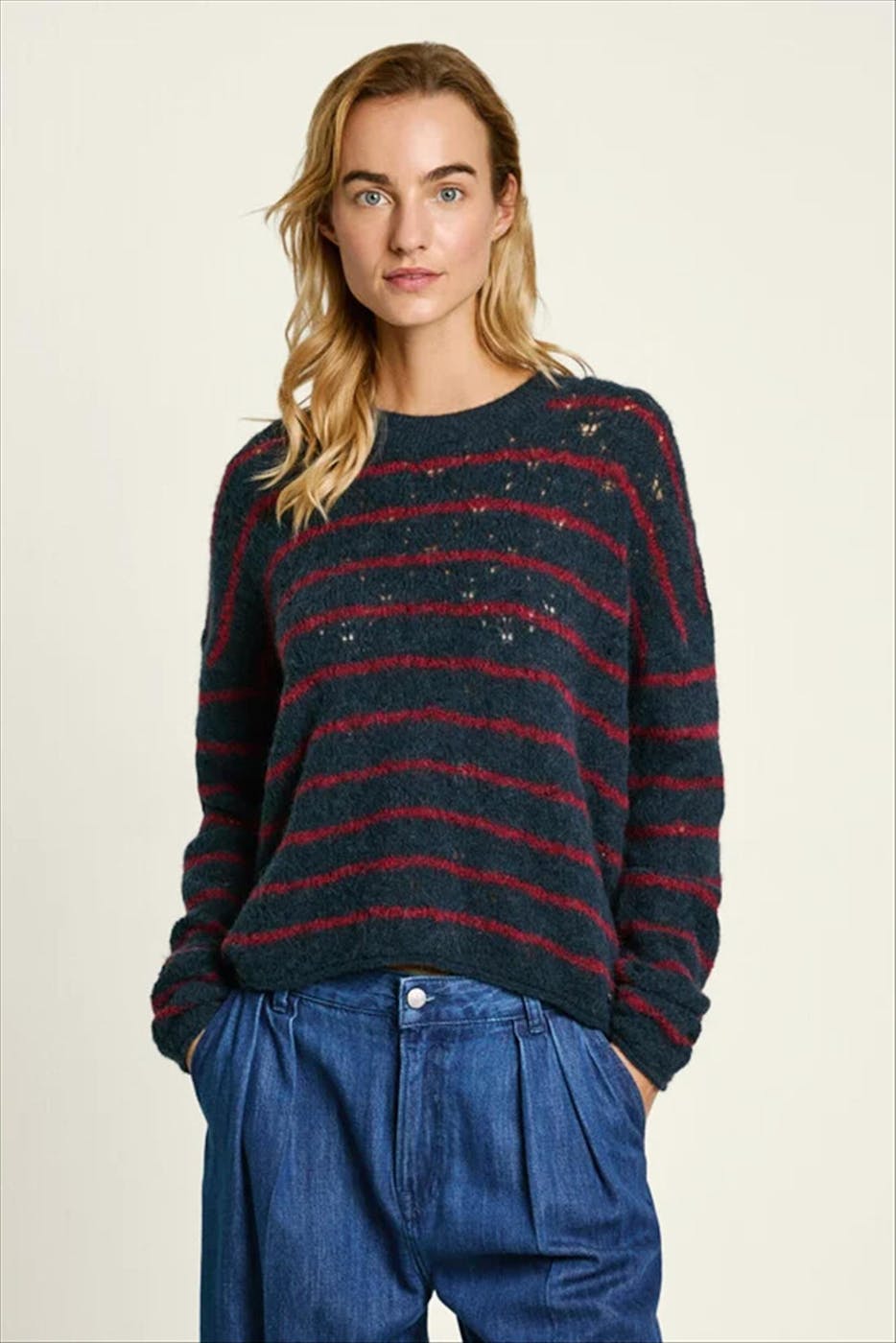 Pepe Jeans London - Donkerblauwe Heven trui