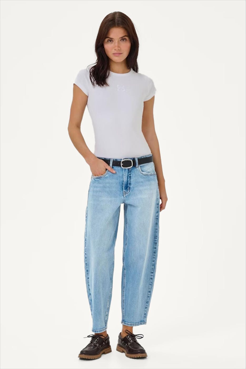 My Essential Wardrobe - Lichtblauwe Baloo barrel jeans