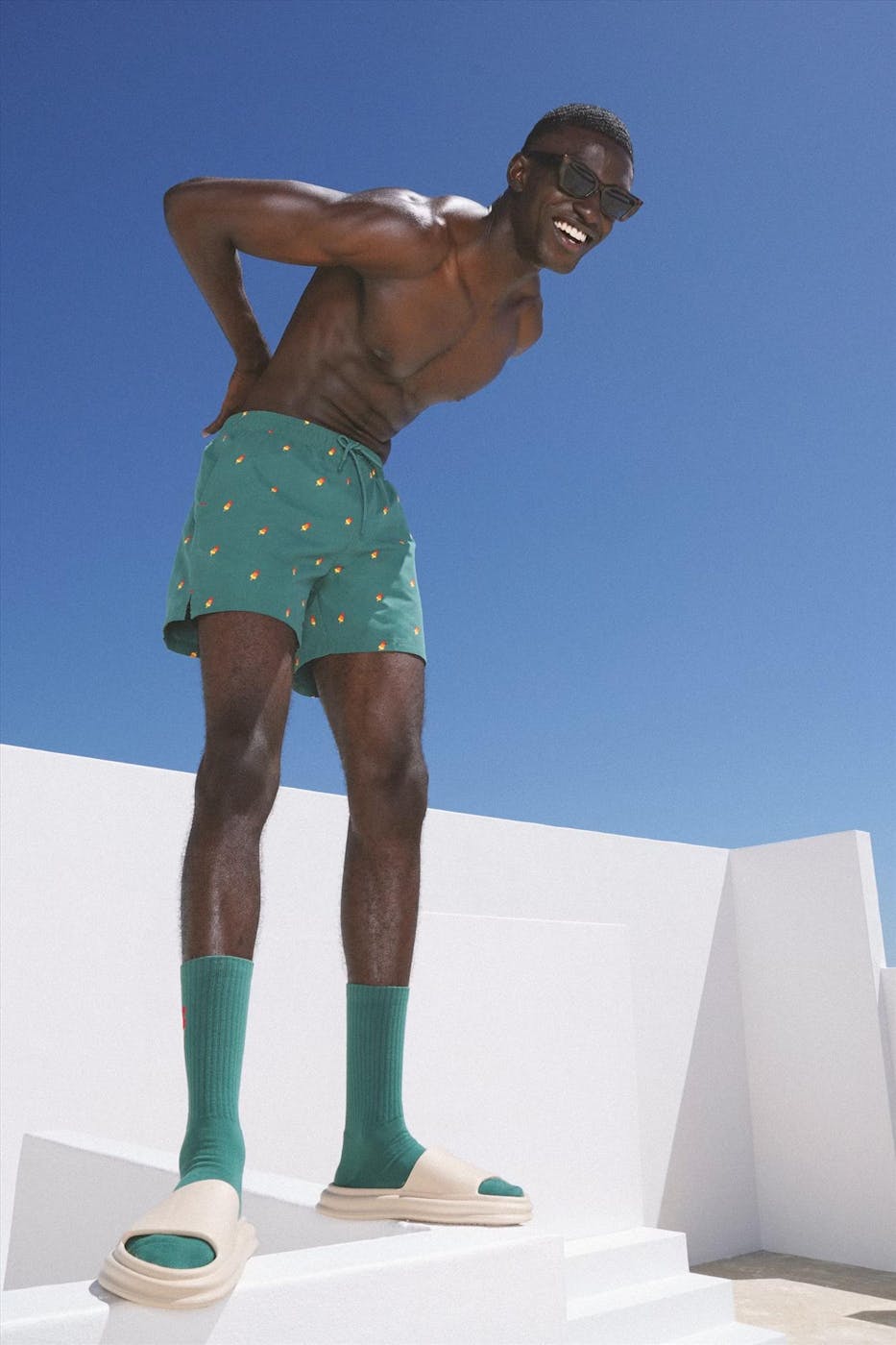 A'dam - Groene Raging Rocket zwemshort