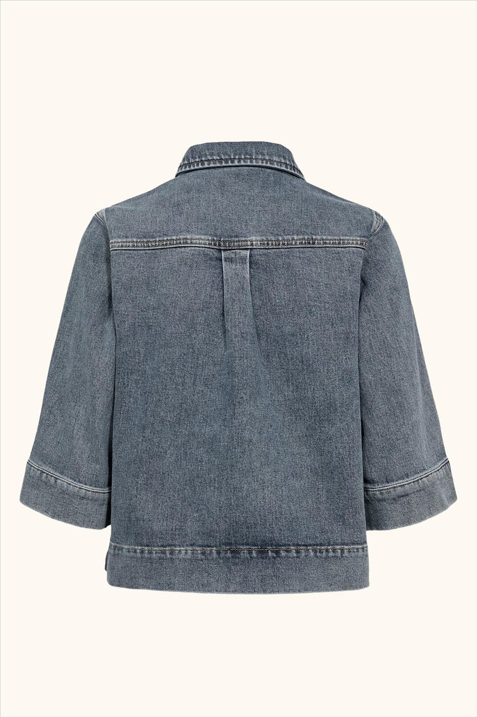 Nümph - Grijsblauw Totonto jeanshemd