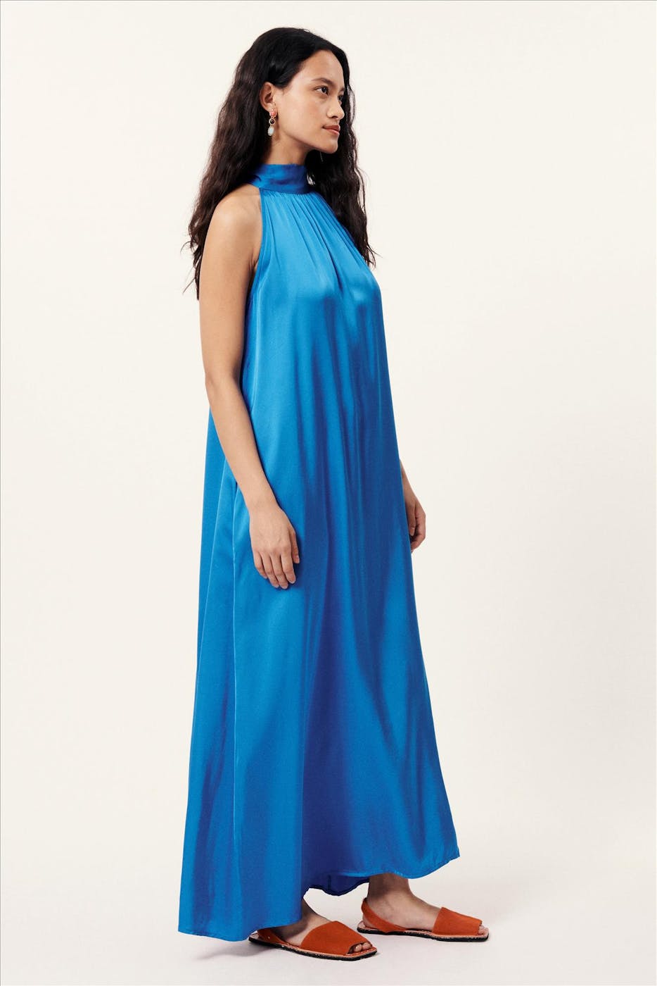 FRNCH - Kobaltblauw Auberya kleed
