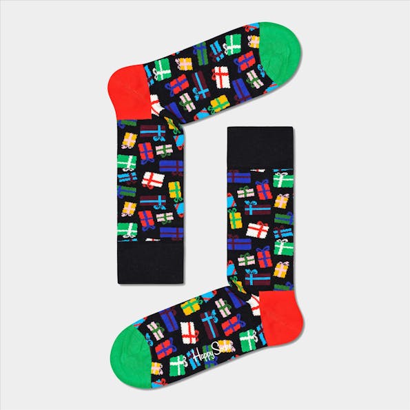 Happy Socks - Zwart-multicoulor Gift Bonanza Sokken, maat 41-46