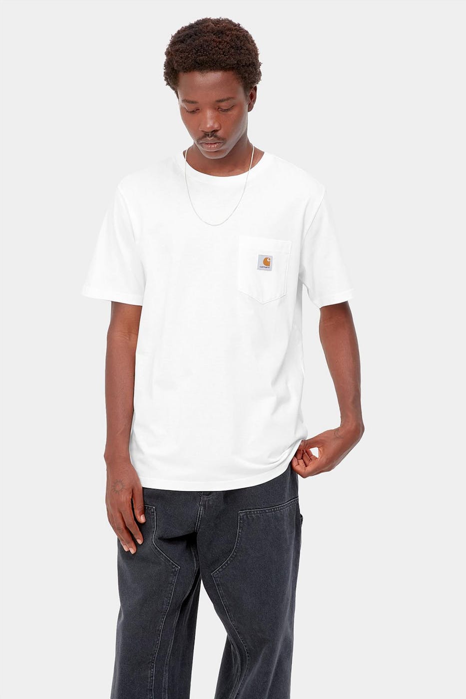 Carhartt WIP - Witte Pocket T-shirt
