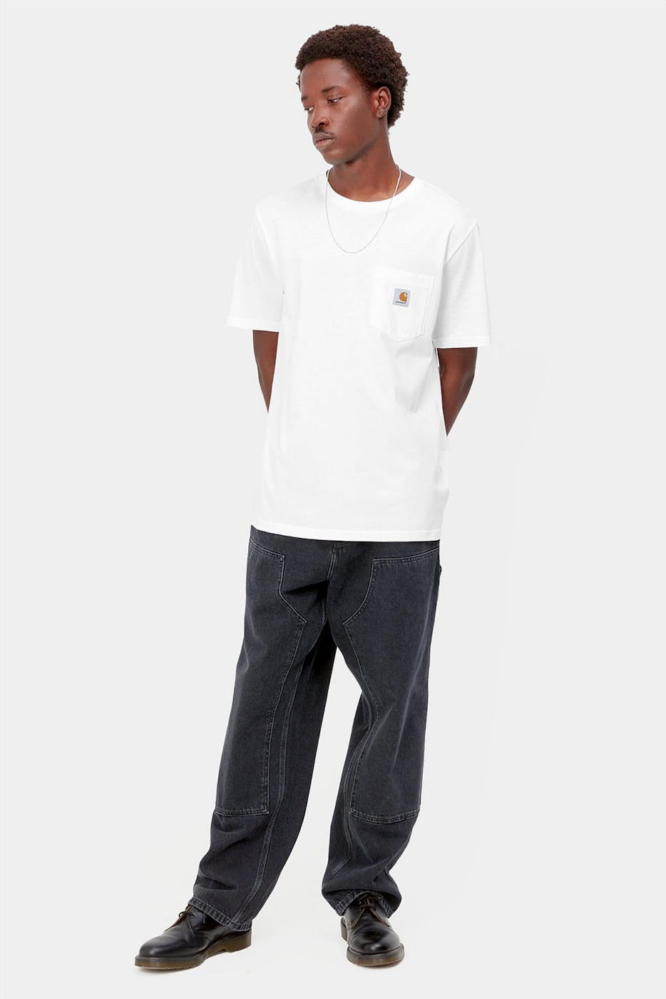 Carhartt WIP - Witte Pocket T-shirt