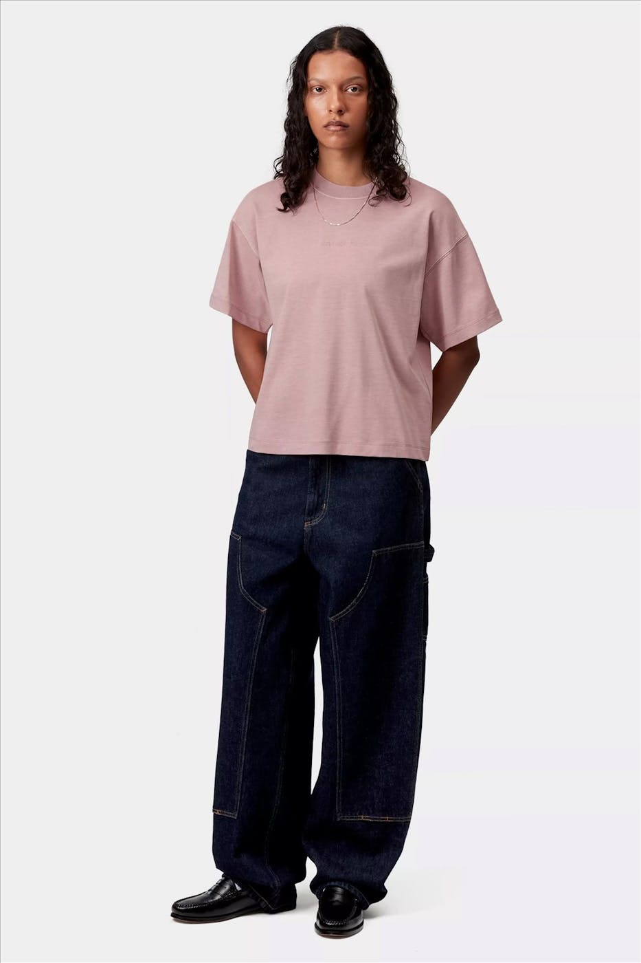 Carhartt WIP - Roze Benton T-shirt