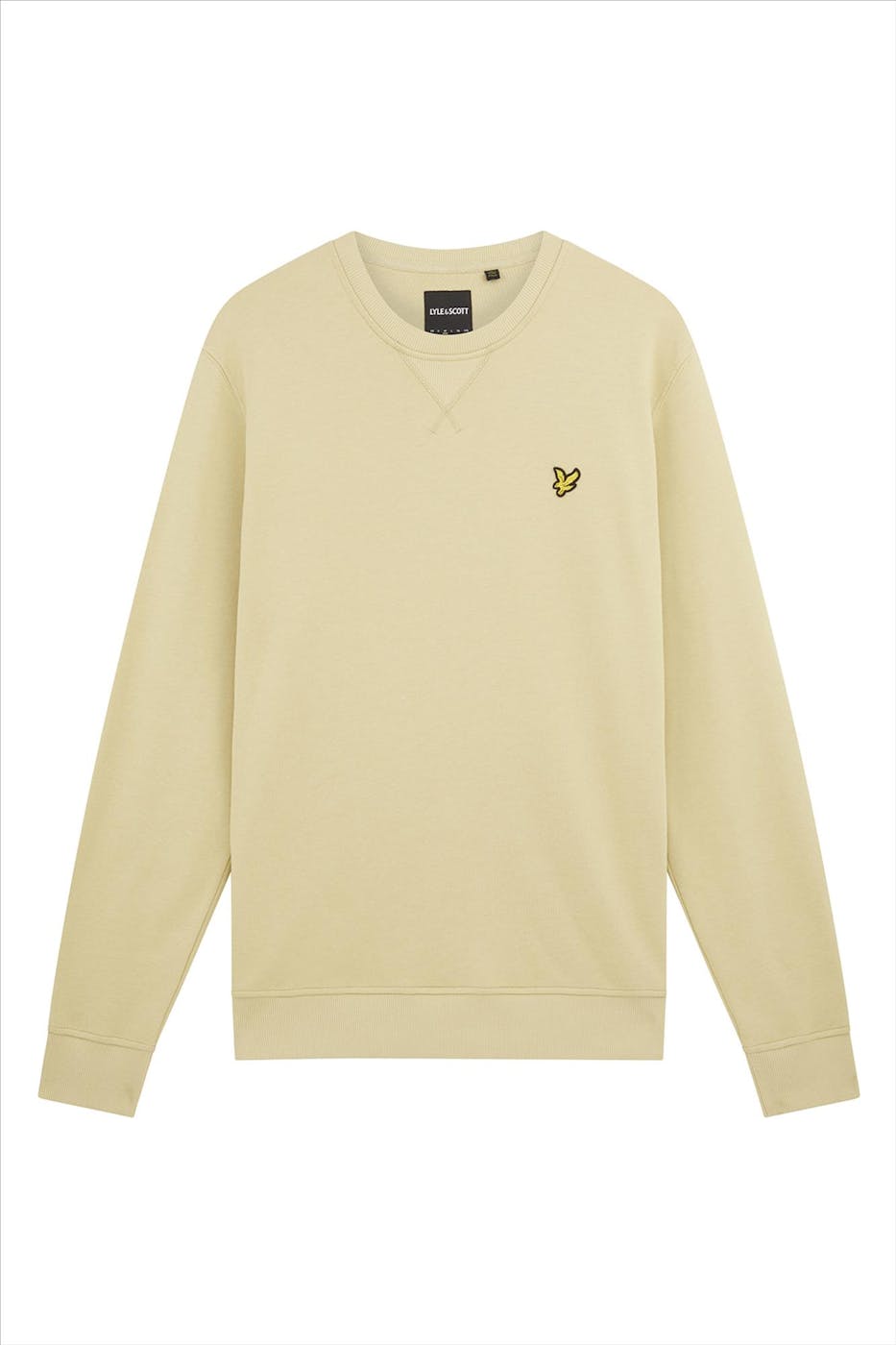 Lyle & Scott - Pistache groene Crew Neck sweater